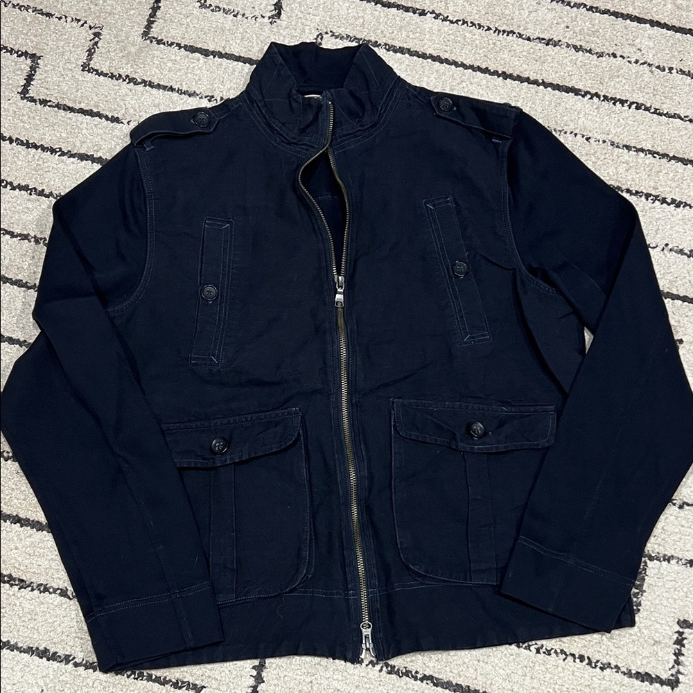 Banana Republic Men's Utility Field Navy Jacket